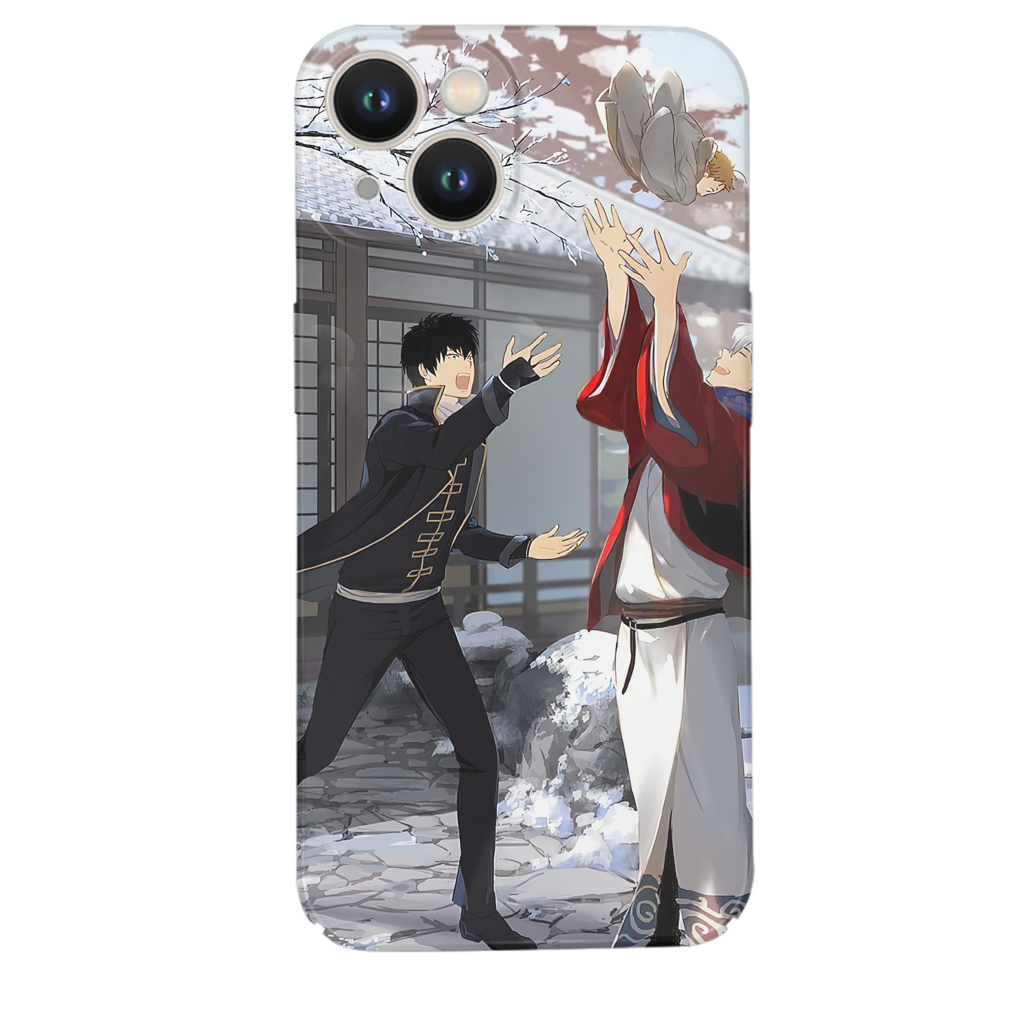 （画像用） ぎんたま 坂田銀時（さかたぎんとき） 神楽 志村新八（しむら しんぱち） GINTAMA Sakata Gintoki Kagura Shimura Shinpachi 【iPhone 14シリーズ対応】ハードケース